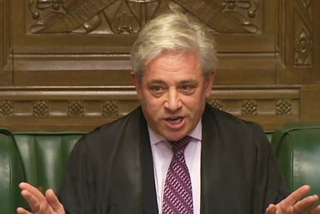 Commons speaker already under pressure over allegations he called Andrew Leadsome a 'stupid woman'