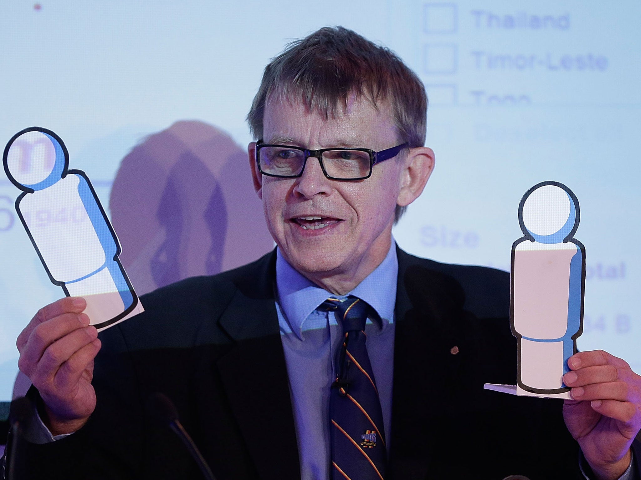 Hans Rosling, Statistician & Founder of Gapminder, pictured in 2012