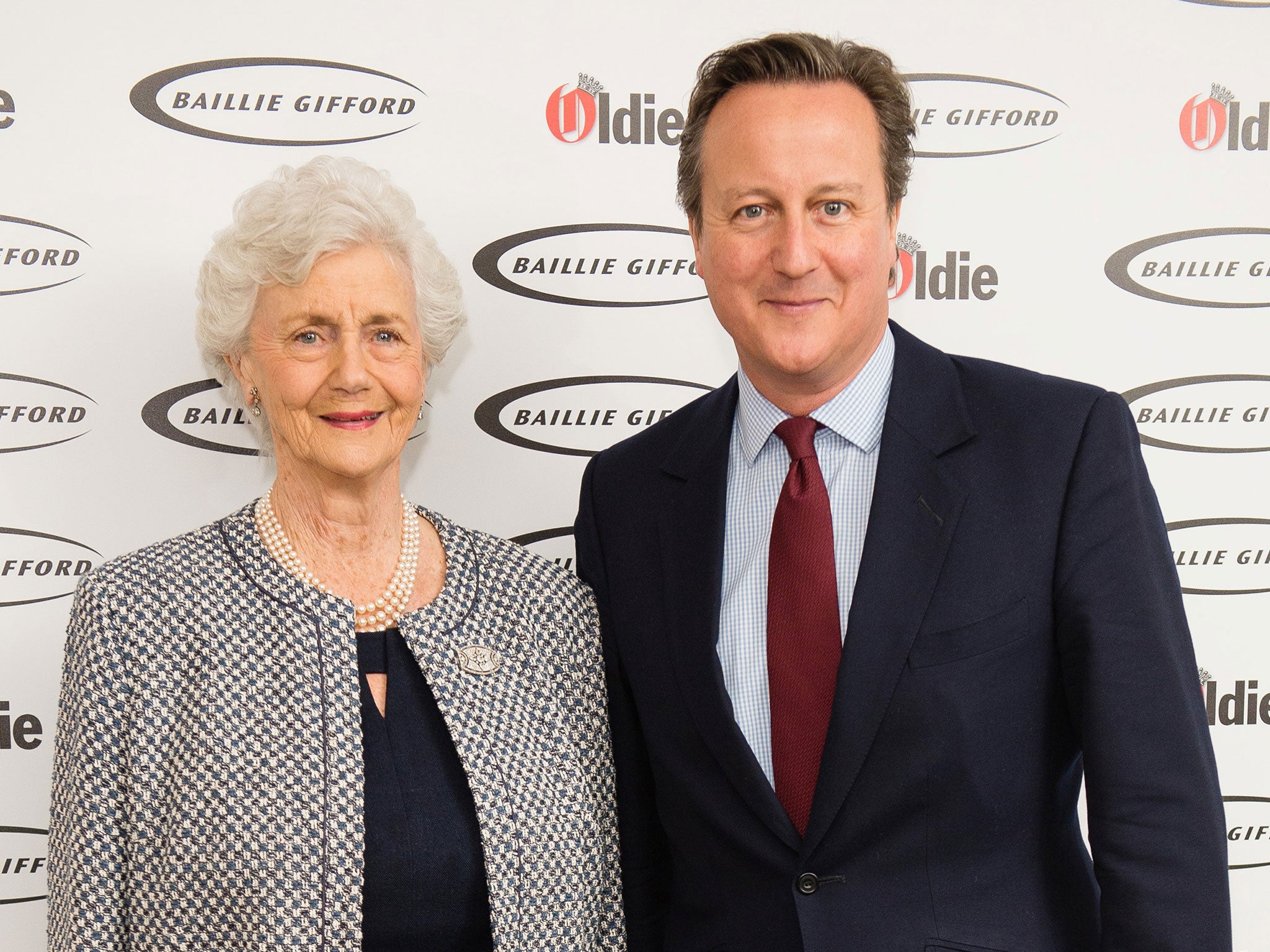 Mary Cameron and David Cameron attend The Oldie of the Year Awards