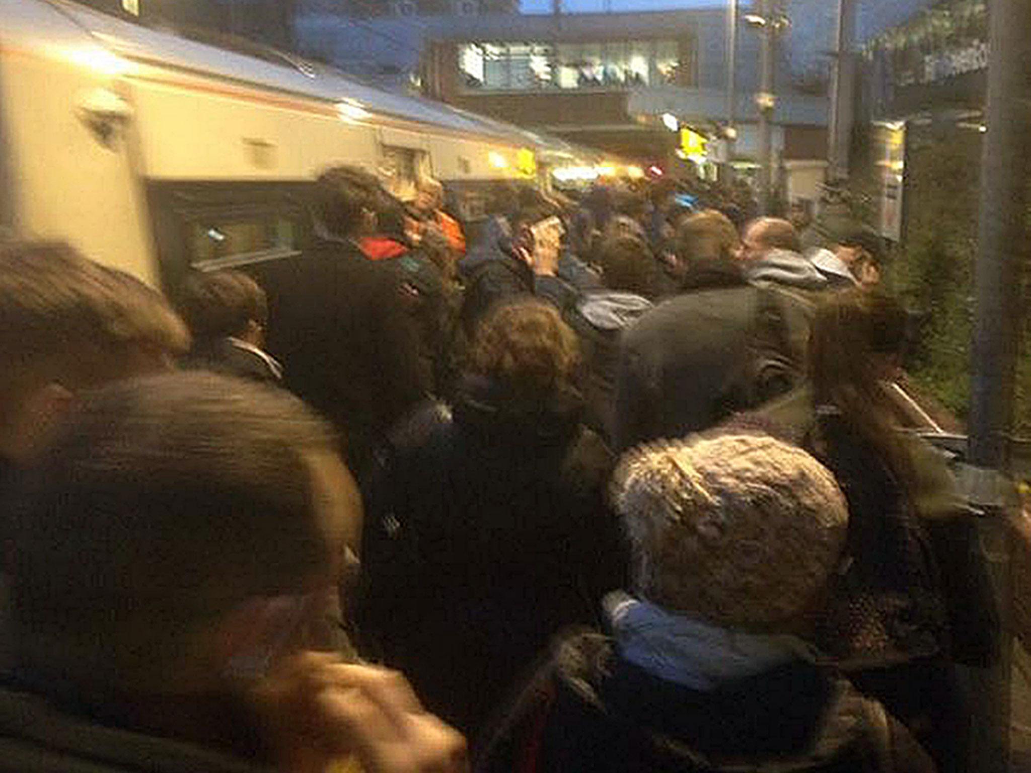 A 'number of people' suffered minor injuries and were treated at the scene