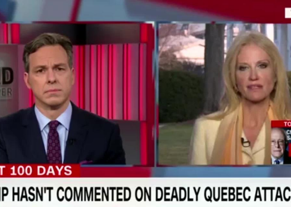 Kellyanne Conway has defended the President’s silence over a recent terrorist attack by a white extremist on a Quebec mosque by saying he "doesn’t tweet about everything"