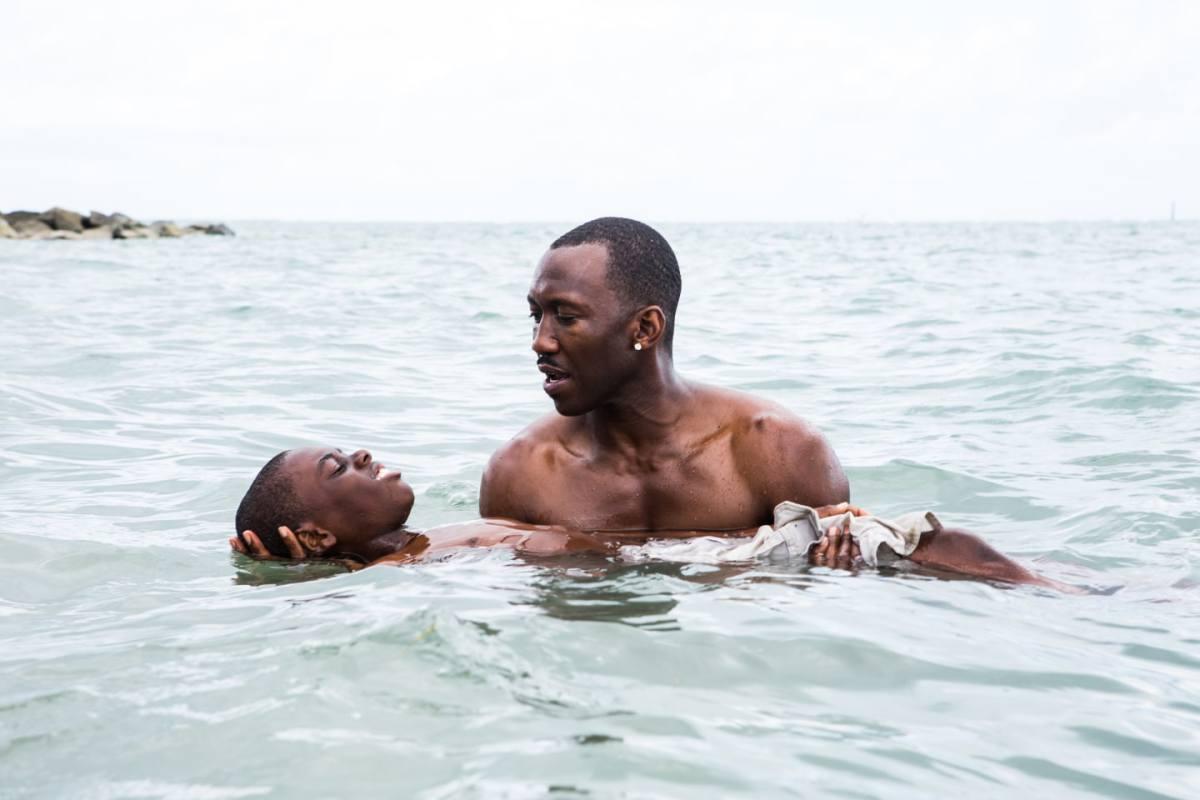 Alex Hibbert and Mahershala Ali in ‘Moonlight’