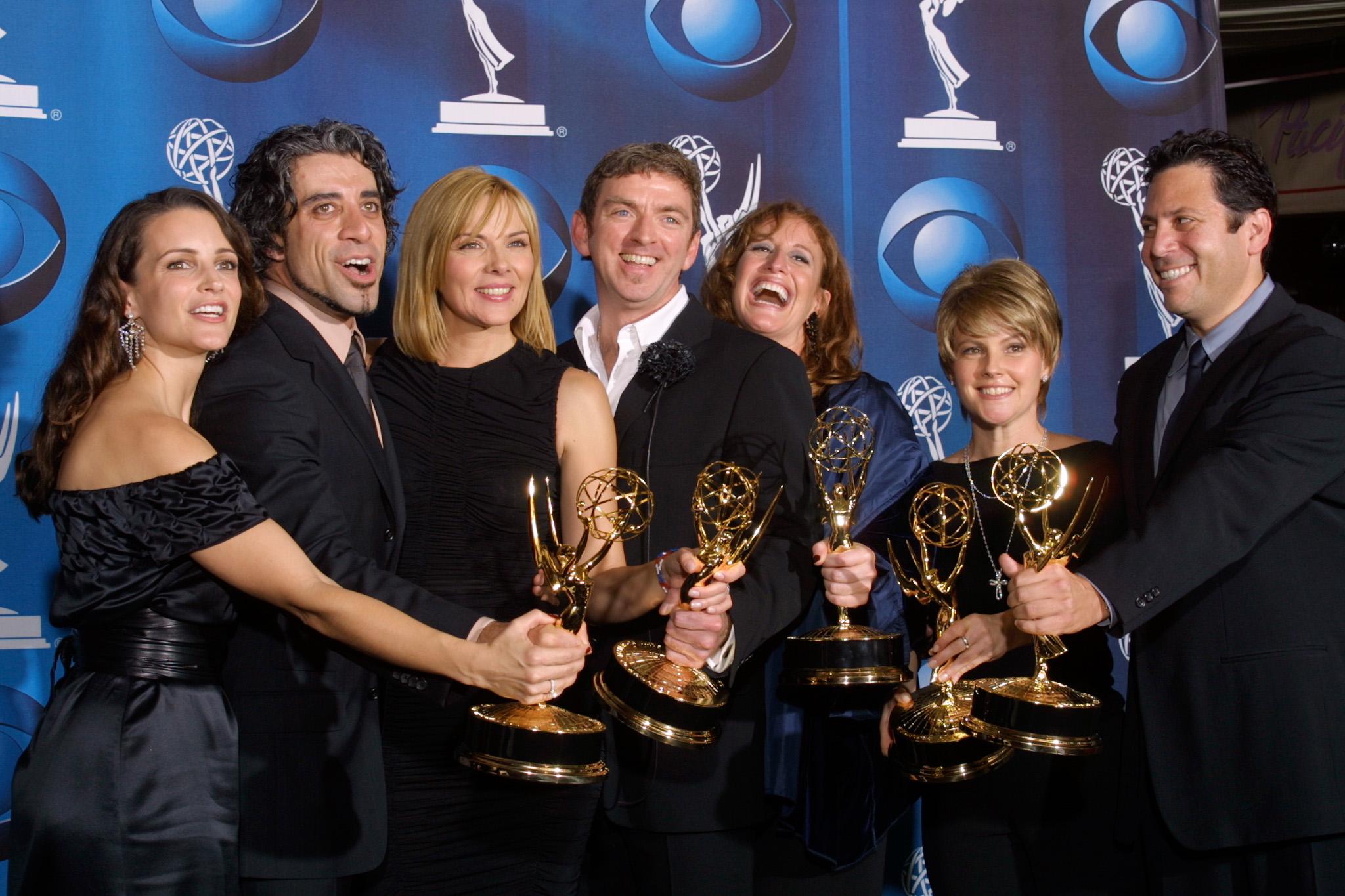 Chupack picking up an Emmy alongside Sex and the City creator Michael Patrick King