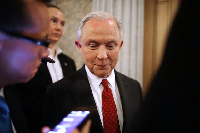 Jeff Sessions told the Senate he did 'not have communications with the Russians'