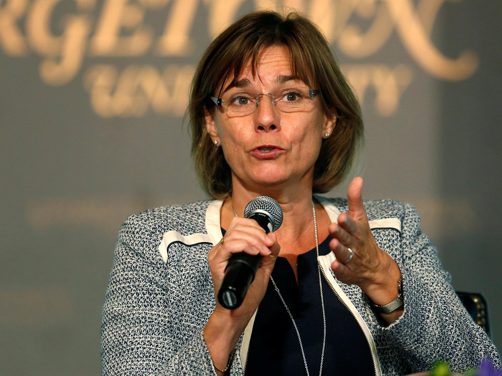 Sweden's Deputy Prime Minister for International Development Cooperation and Climate Isabella Lovin