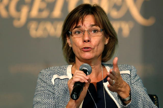Sweden's Deputy Prime Minister for International Development Cooperation and Climate Isabella Lovin