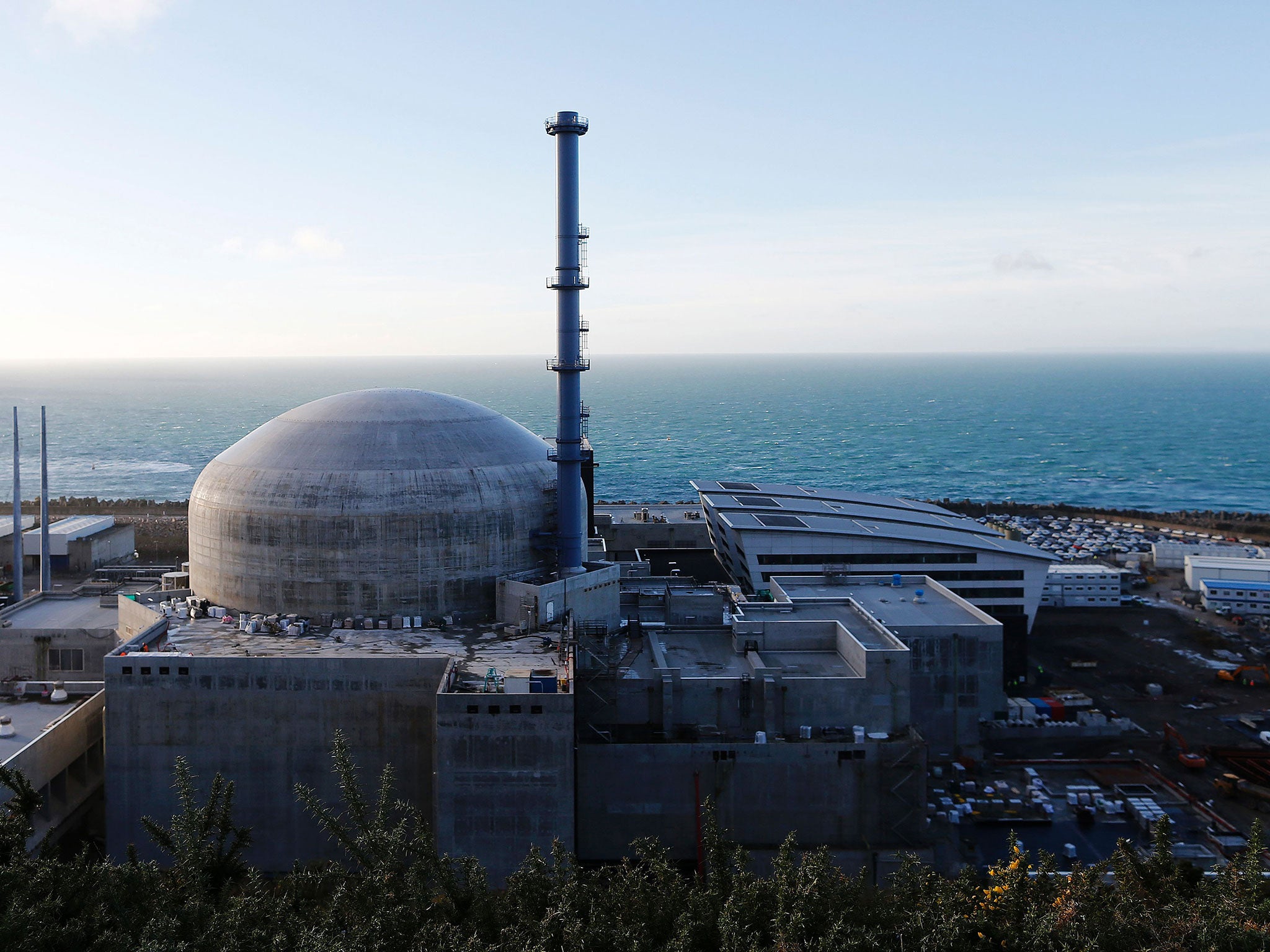 The Flamanville nuclear power plant in northern France in November 2016