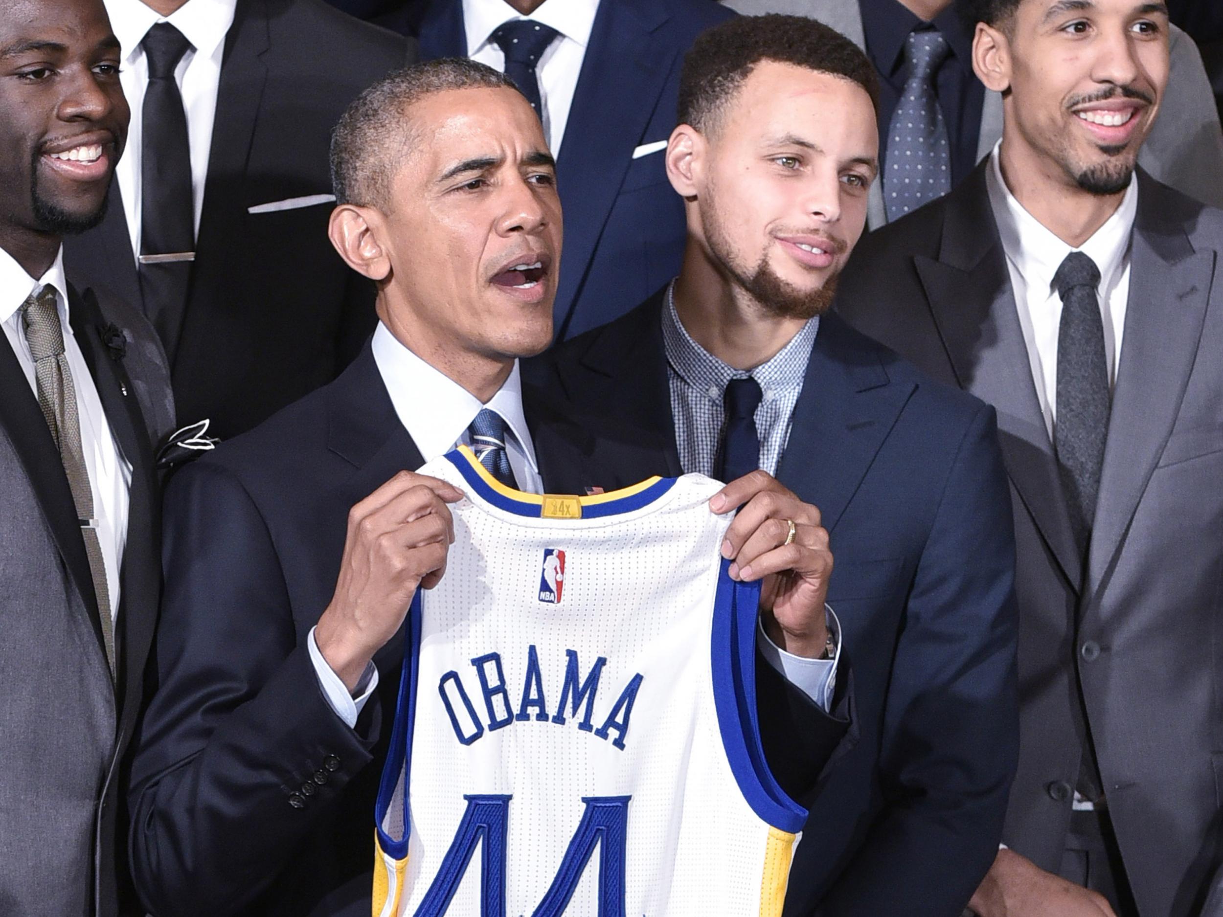 Curry met Trump's predecessor Barack Obama at the end of last season