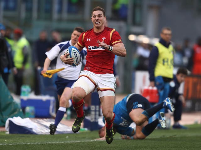 North in action for Wales during their Six Nations opener against Italy last weekend