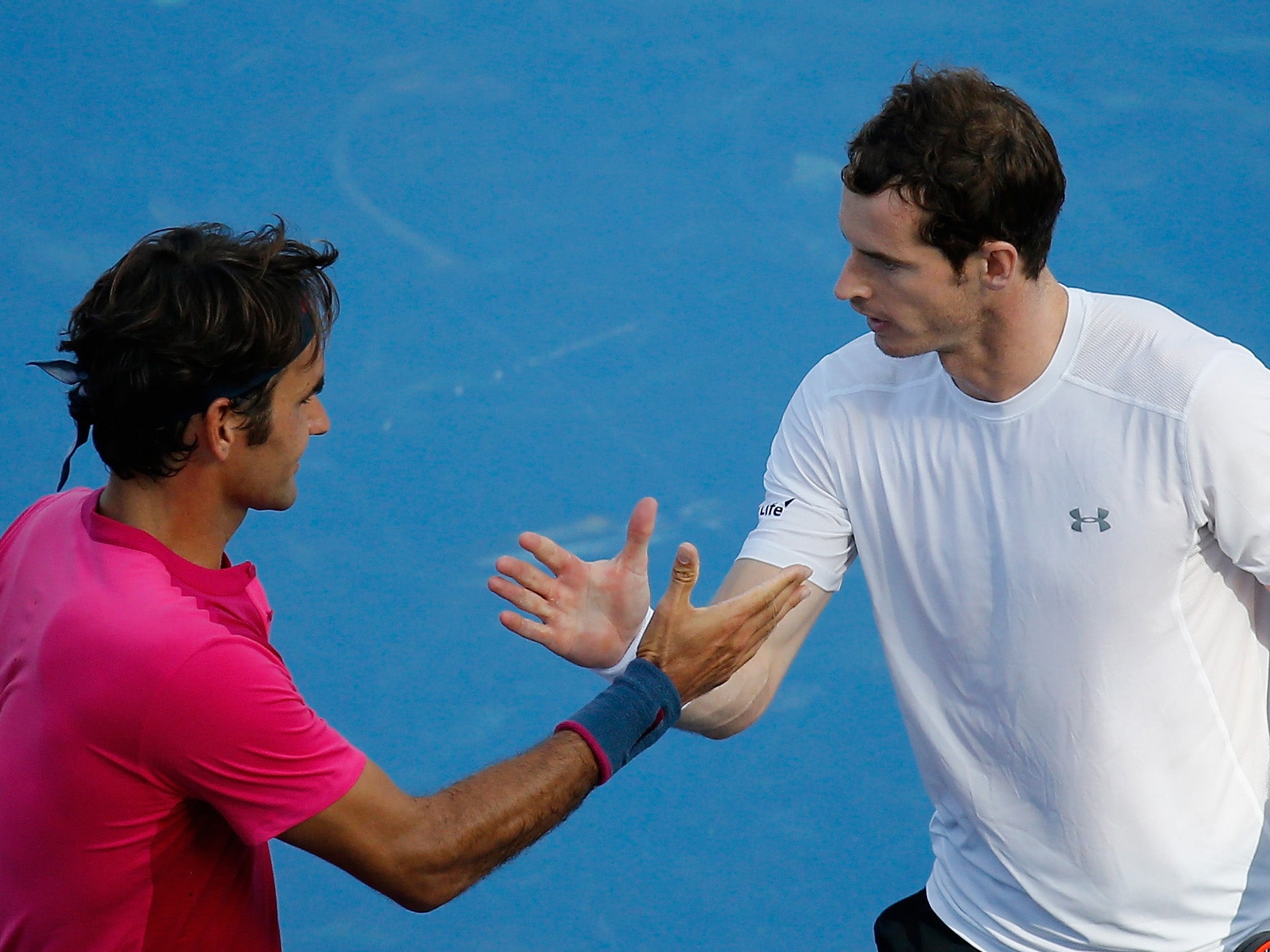 Murray has faced Federer in the Australian Open, US Open, Wimbledon and Olympic finals