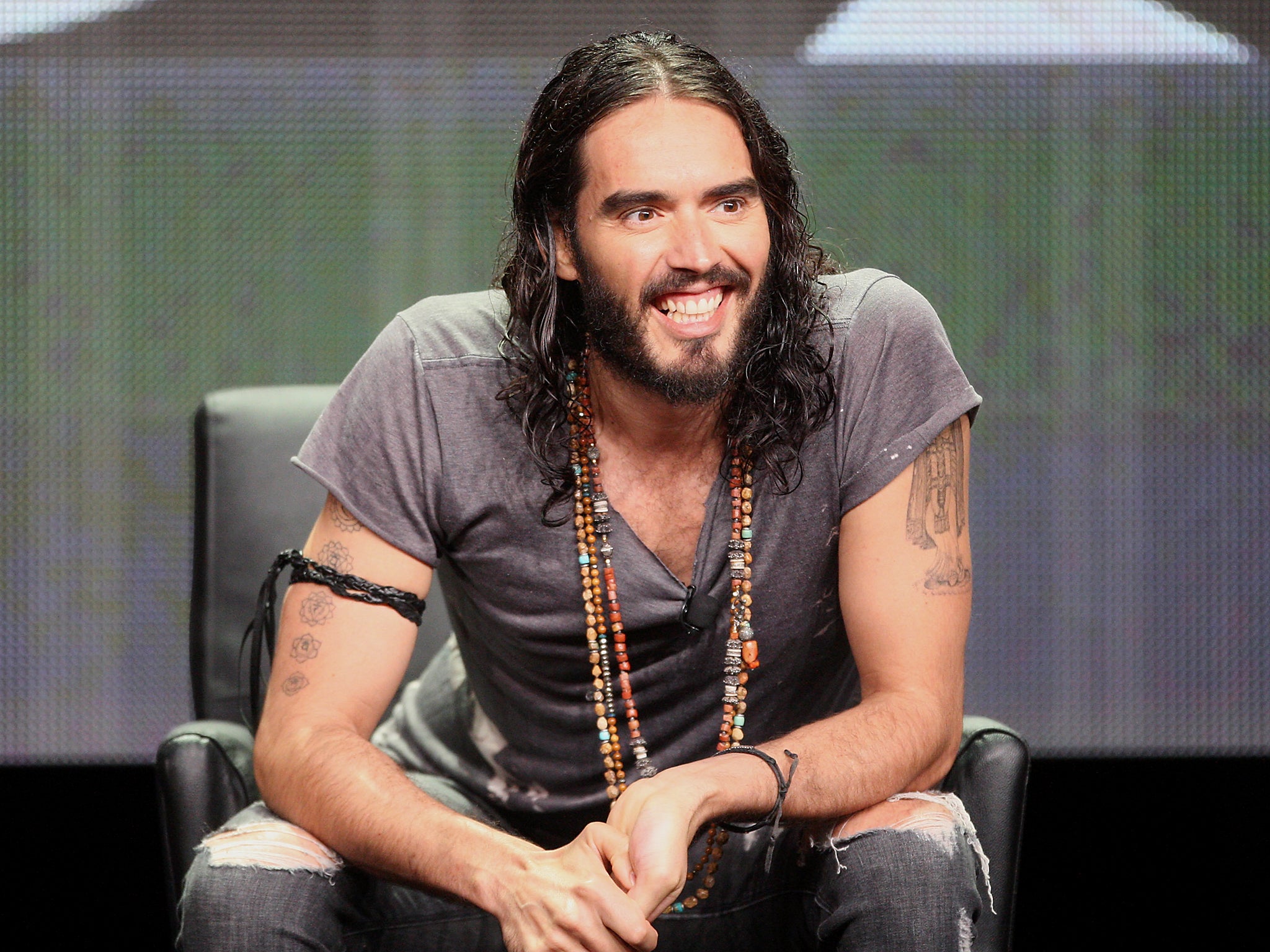 Russell Brand has spoken openly about going to rehab to treat his ‘sexual addiction’ (Getty)