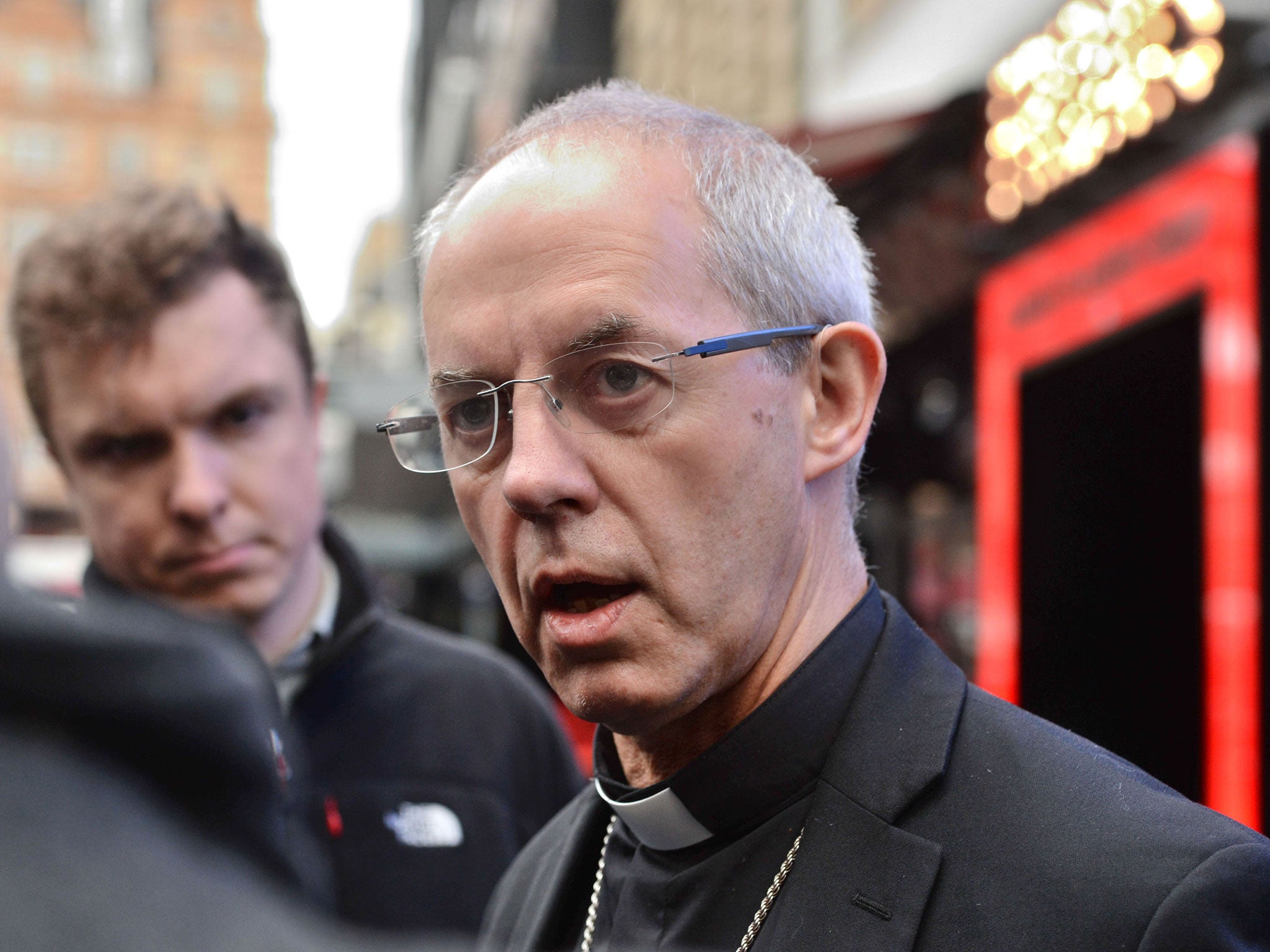 Justin Welby said he would be “very glad” to meet Donald Trump