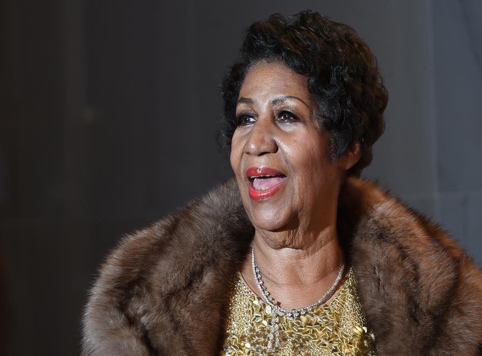 Aretha Franklin at the 38th Annual Kennedy Center Honors in 2015