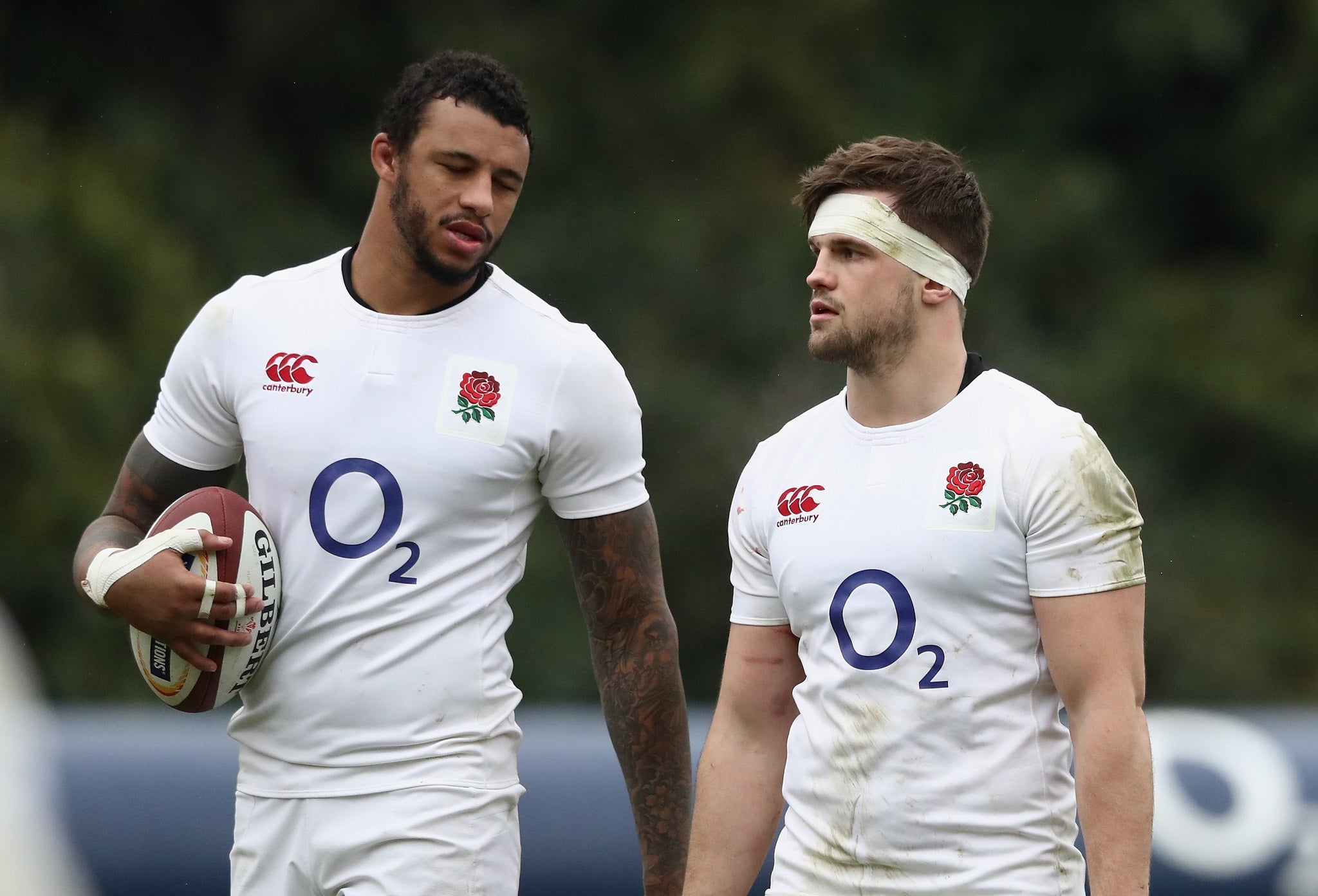 Courtney Lawes is one of those that has helped prepare the younger England players