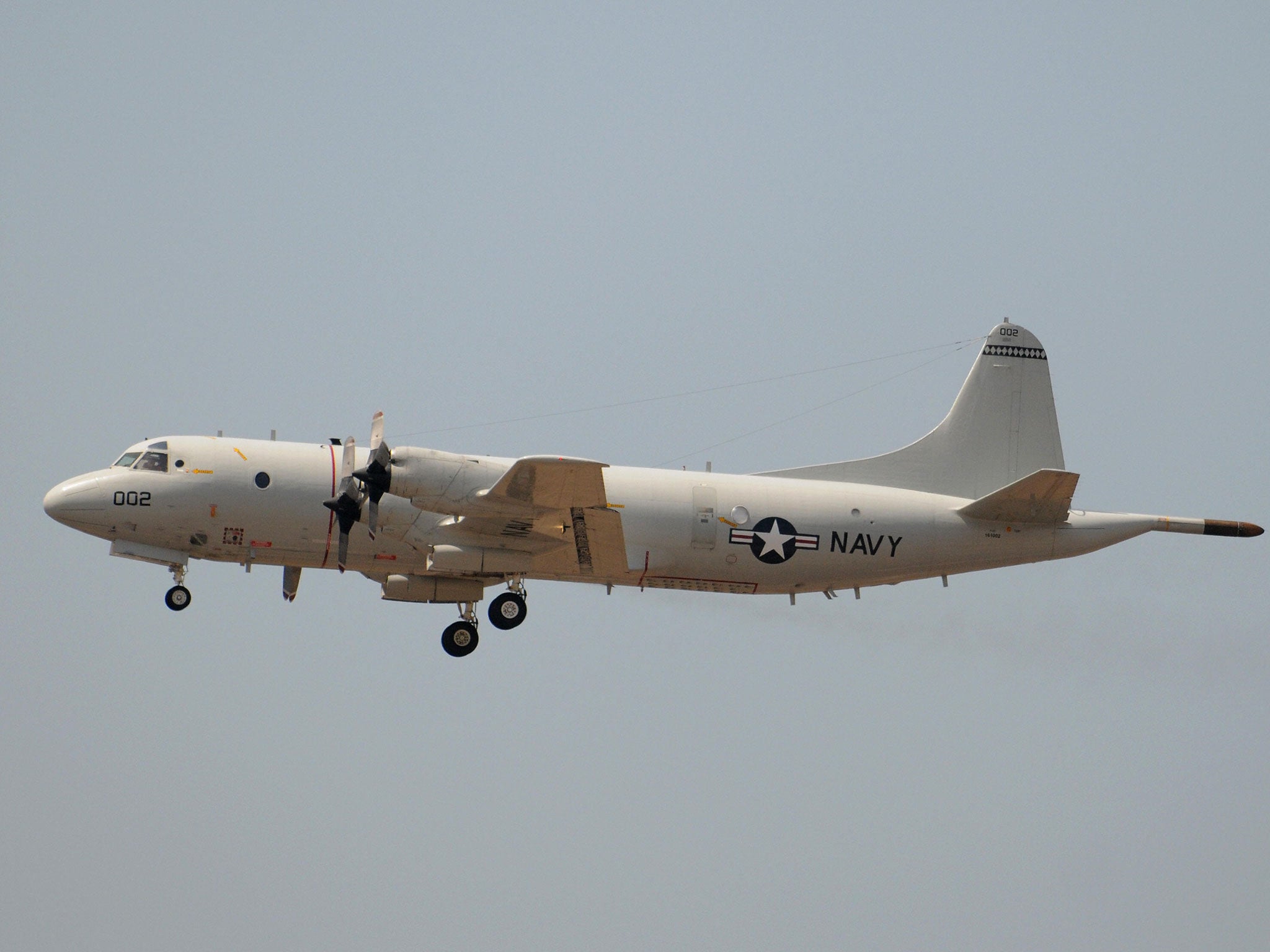 A US Navy P-3 Orion and Chinese KJ-200 neared each other on Wednesday