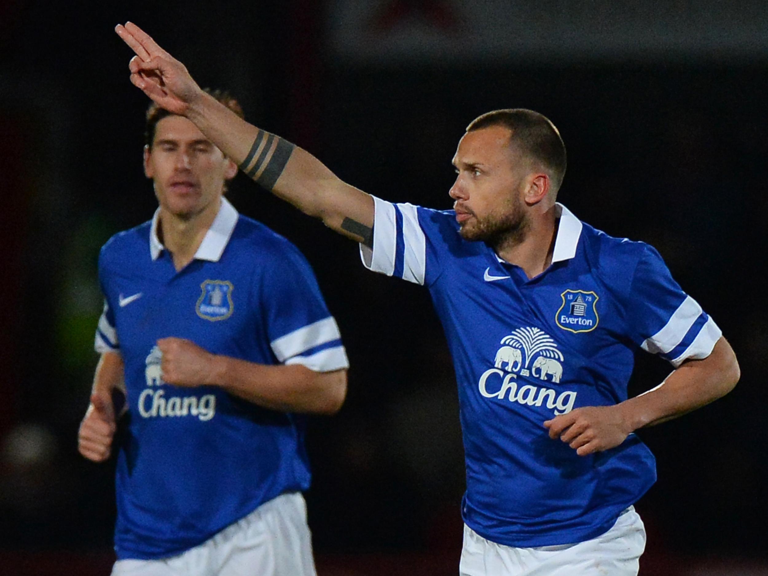 Heitinga made over 100 appearances for Everton