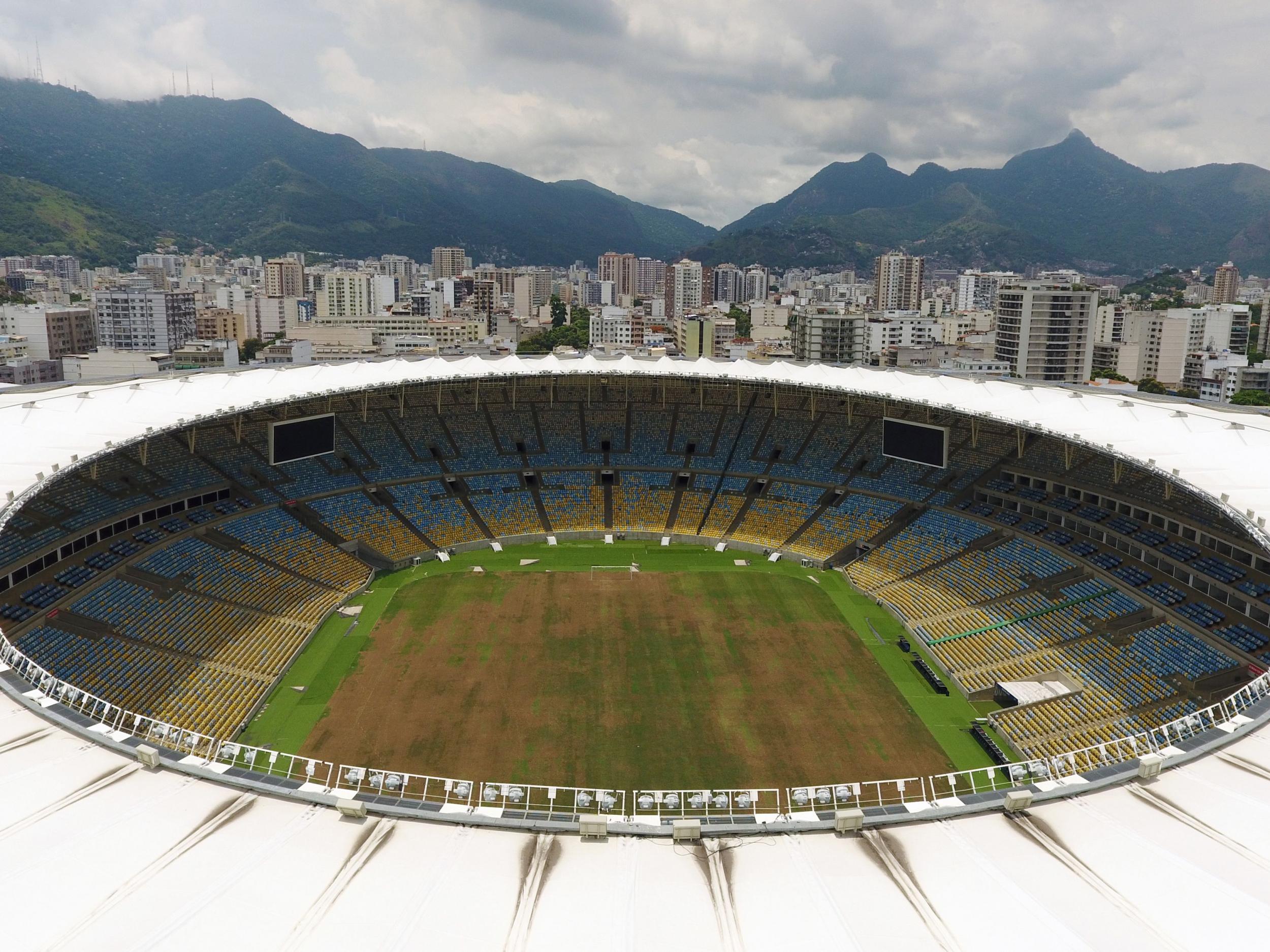 The Maracana Stadium in Rio de Janeiro six months after the 2016 Olympic Games