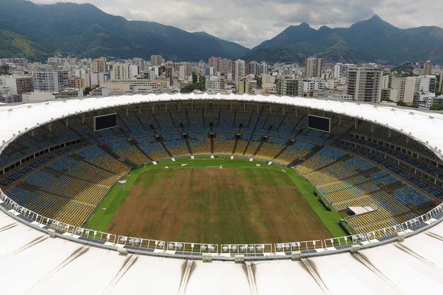 The Maracana Stadium in Rio de Janeiro six months after the 2016 Olympic Games