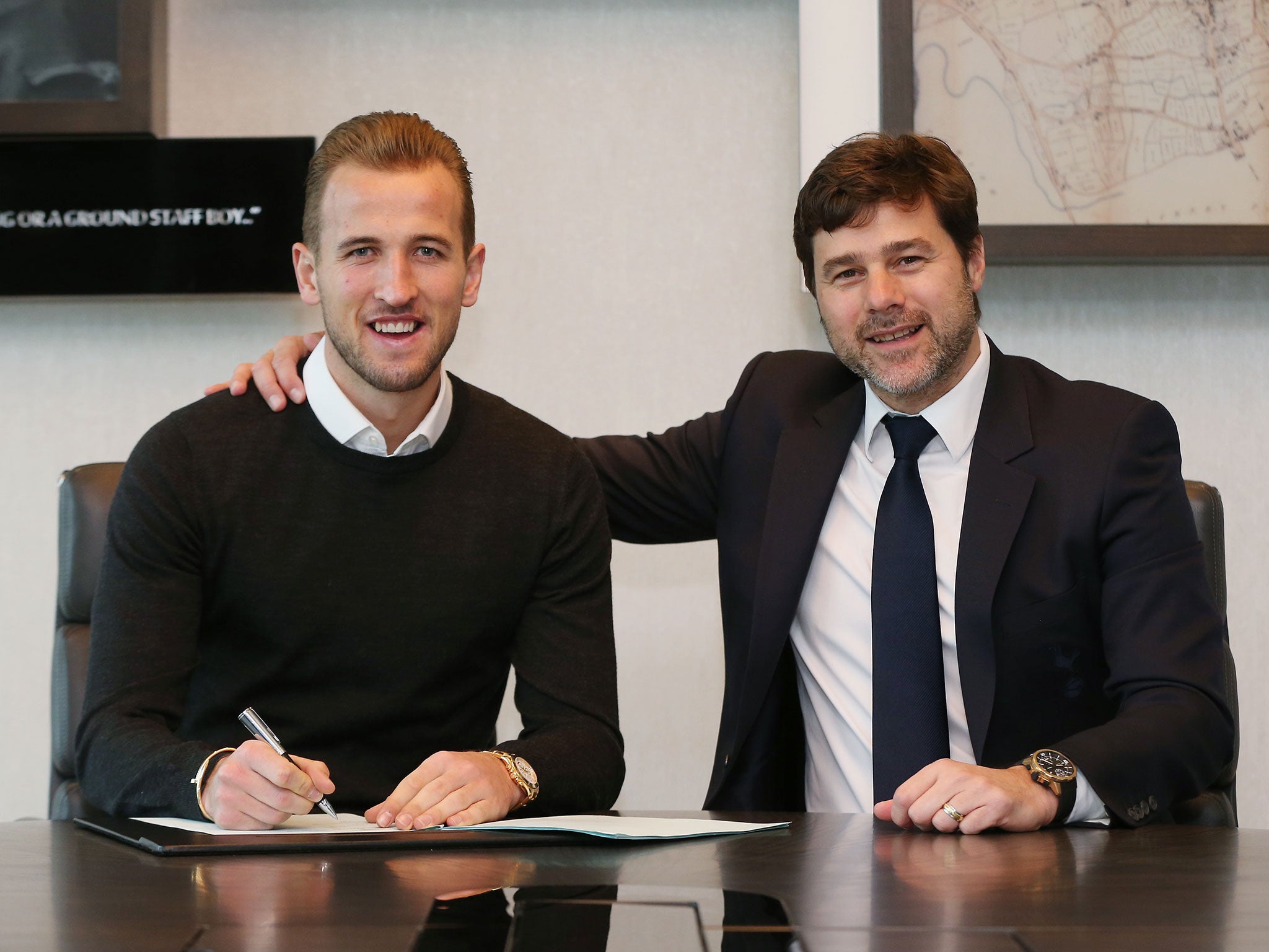Kane was one of many young players to sign a new contract with Spurs this season