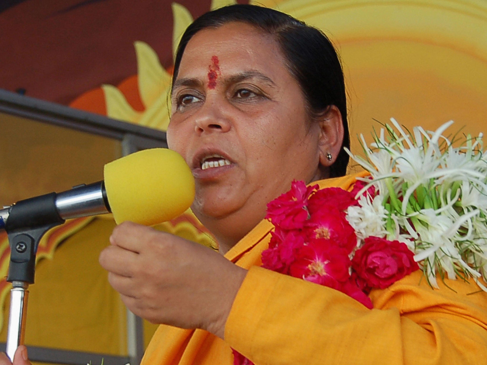 Uma Bharti is the water resources minister and member of the ruling Bharatiya Janata Party (BJP) in India