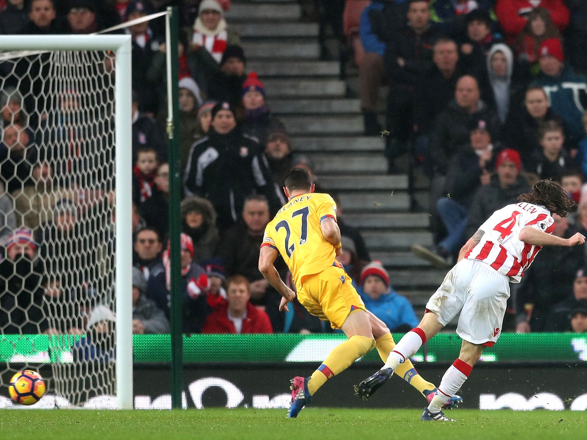 Joe Allen strikes to put his side ahead