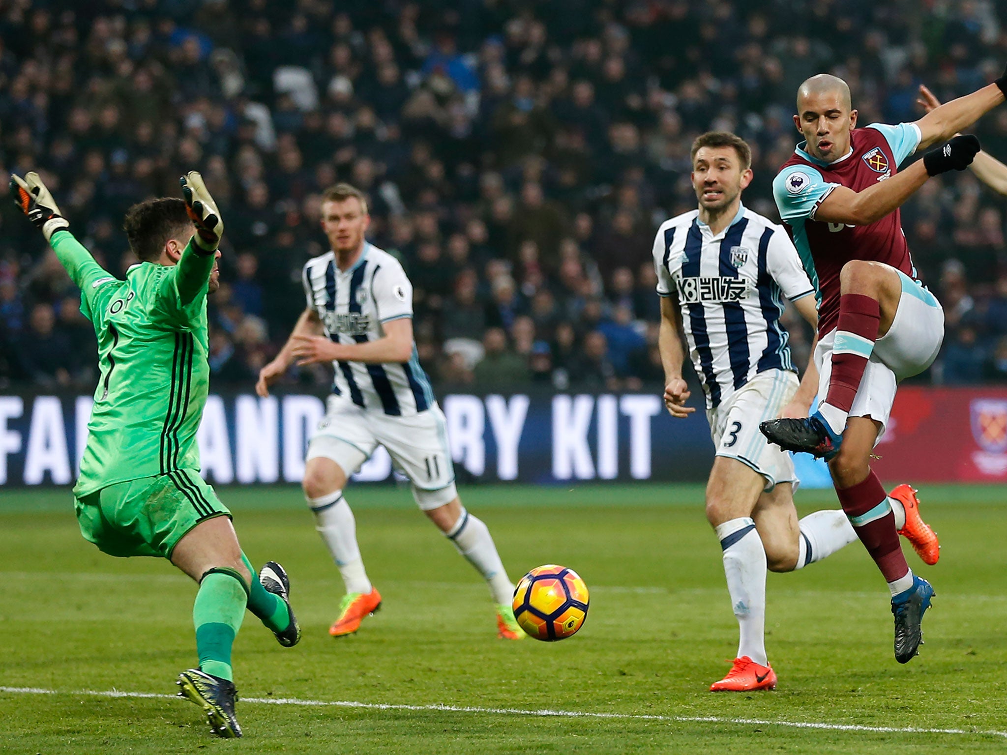 Sofiane Feghouli equalised for the home side