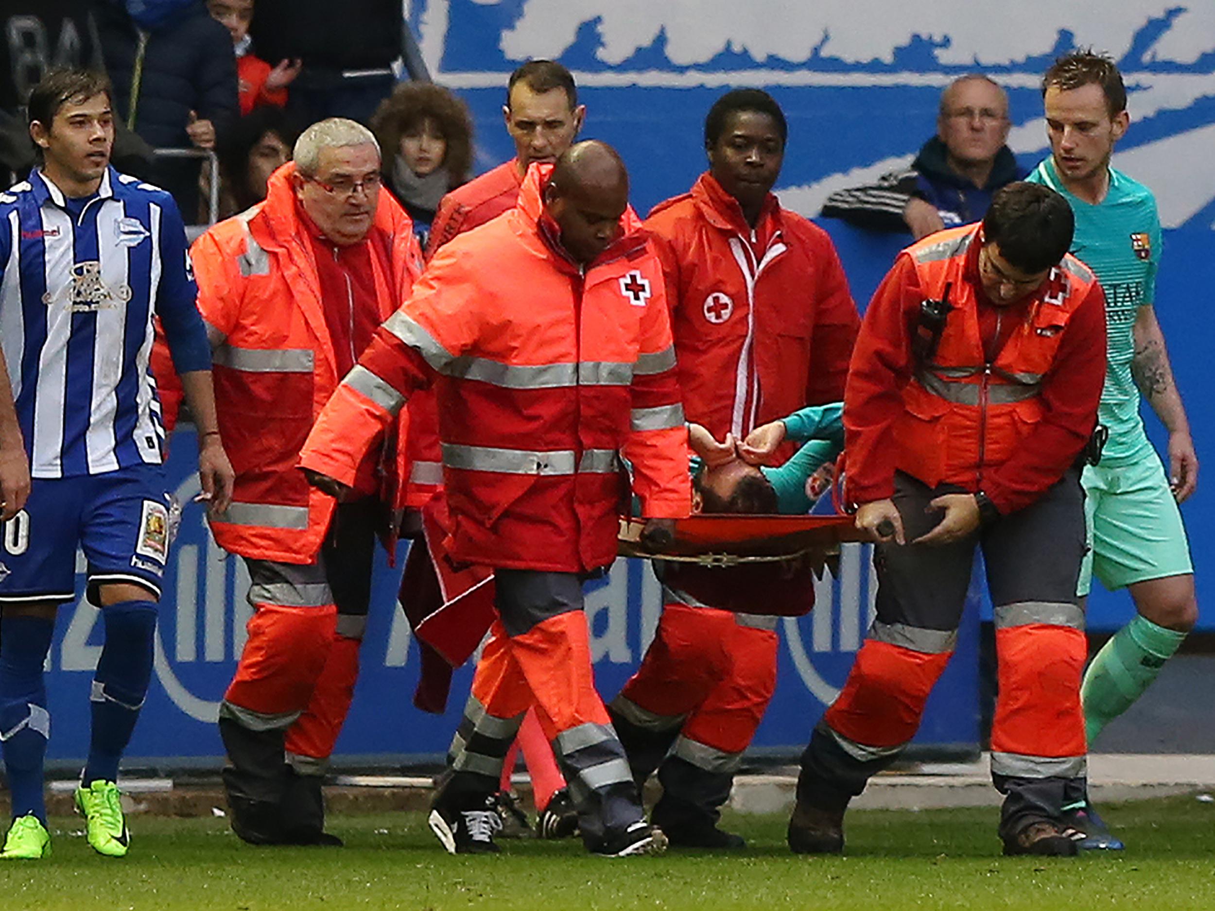 The game was marred by Vidal's horrific injury