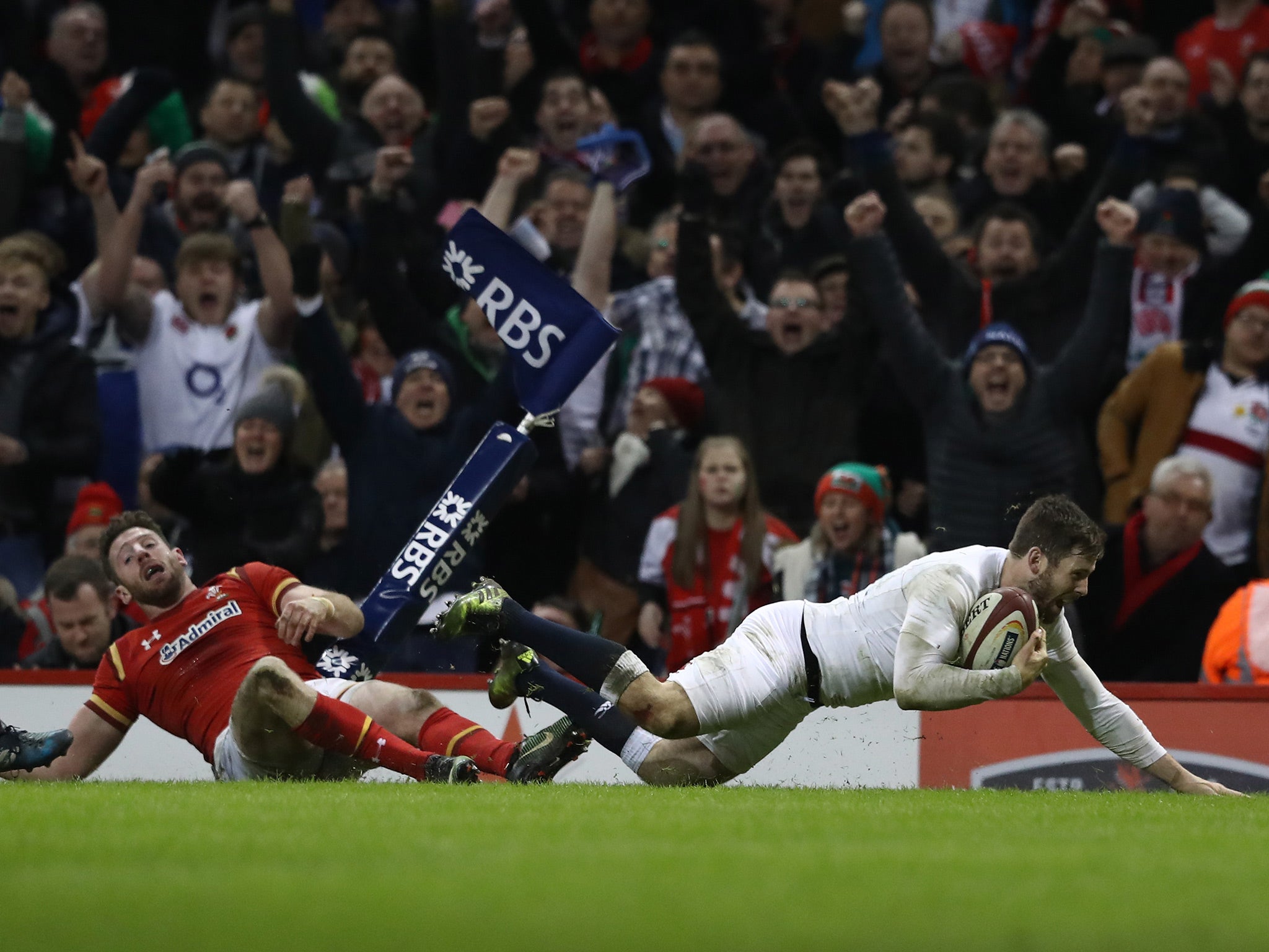 Elliott Daly's late try provided a dramatic finish and broke Welsh hearts in Cardiff