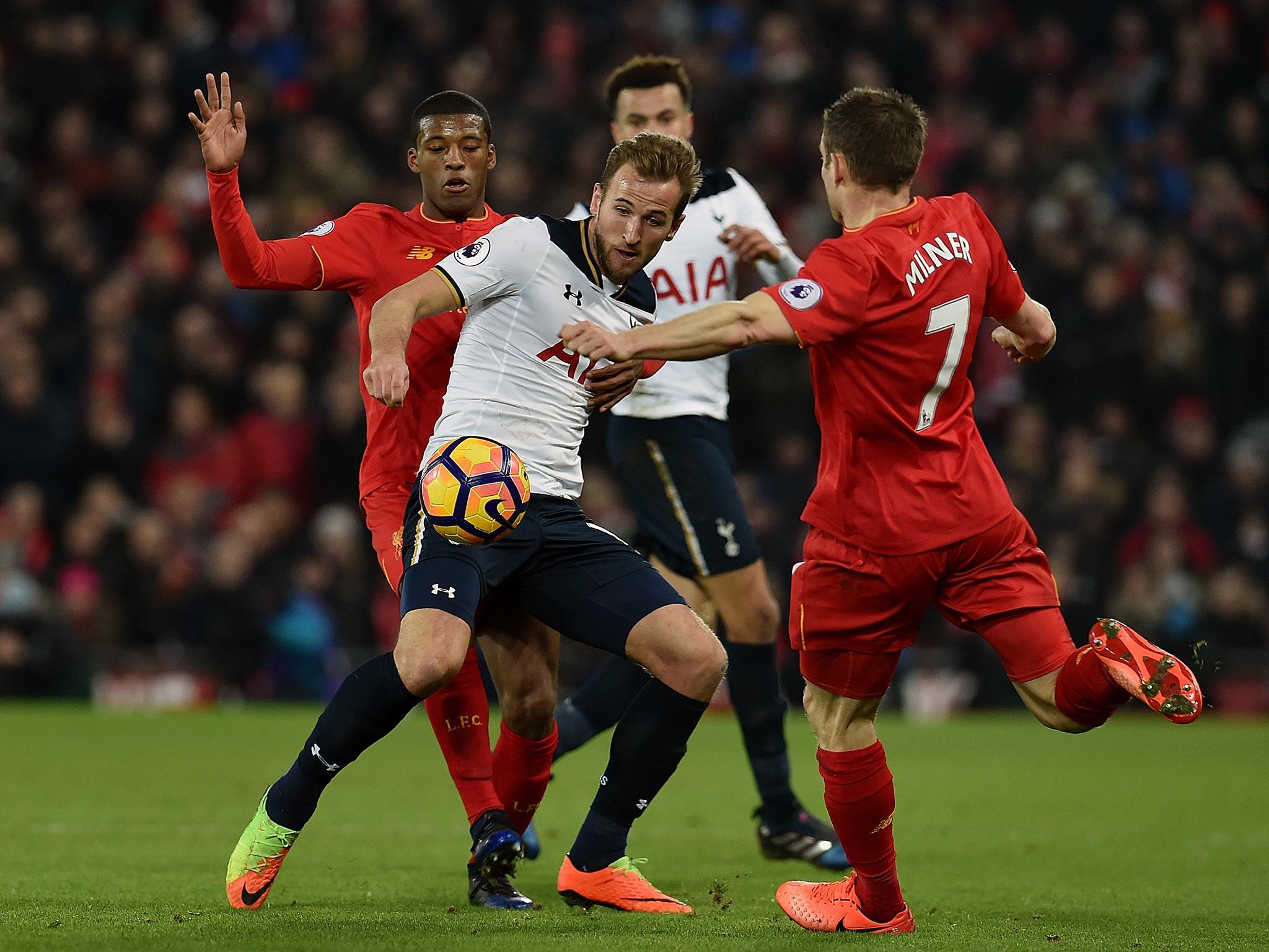 Harry Kane was unable to find a solution to Tottenham's troubles at Anfield