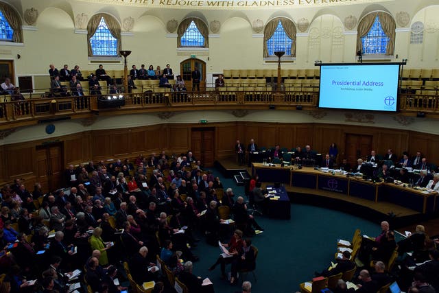 The General Synod will meet this week in London. Members will discuss a report on same-sex marriage