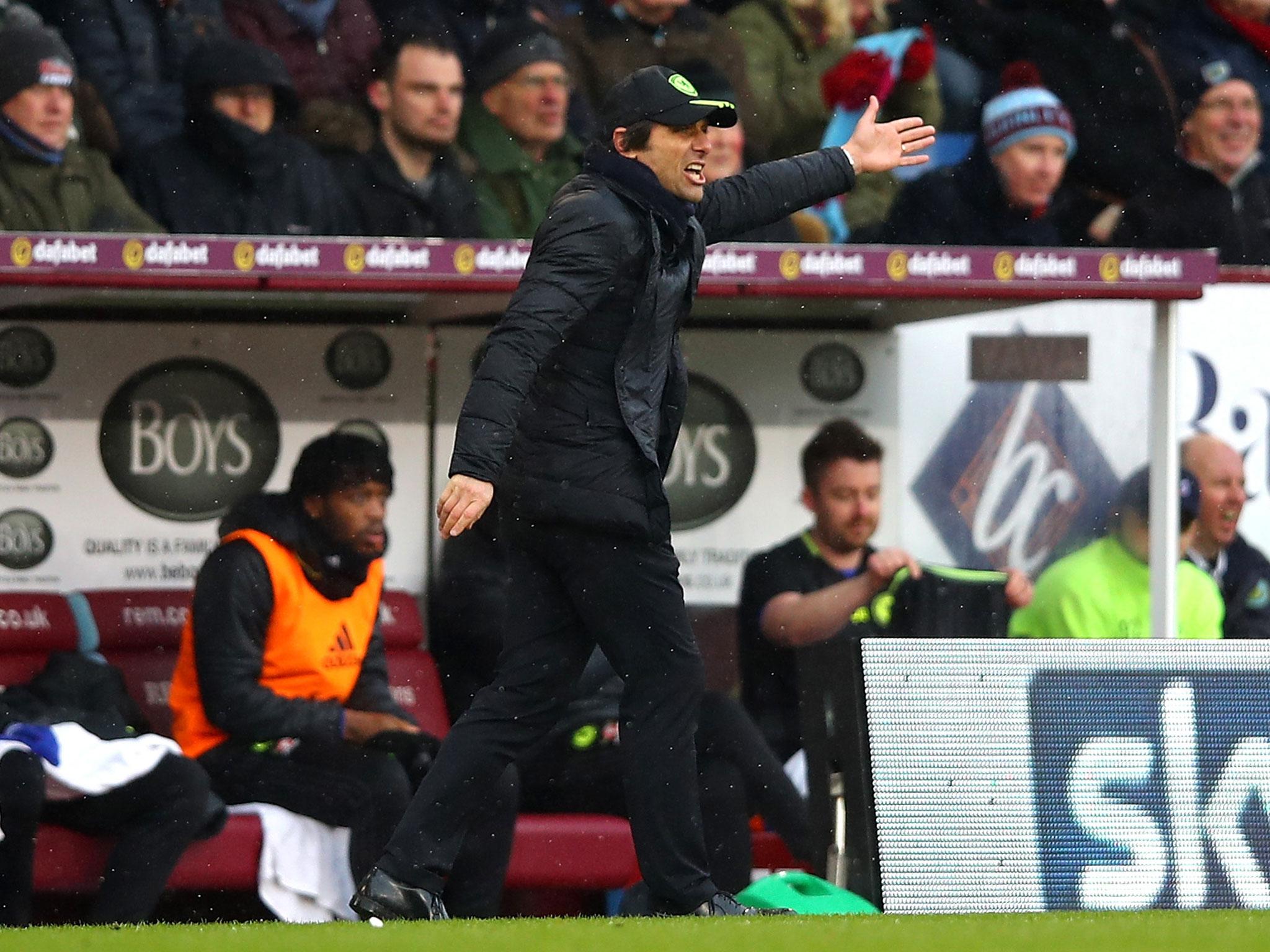 Conte's side were unable to break down a resilient Burnley team