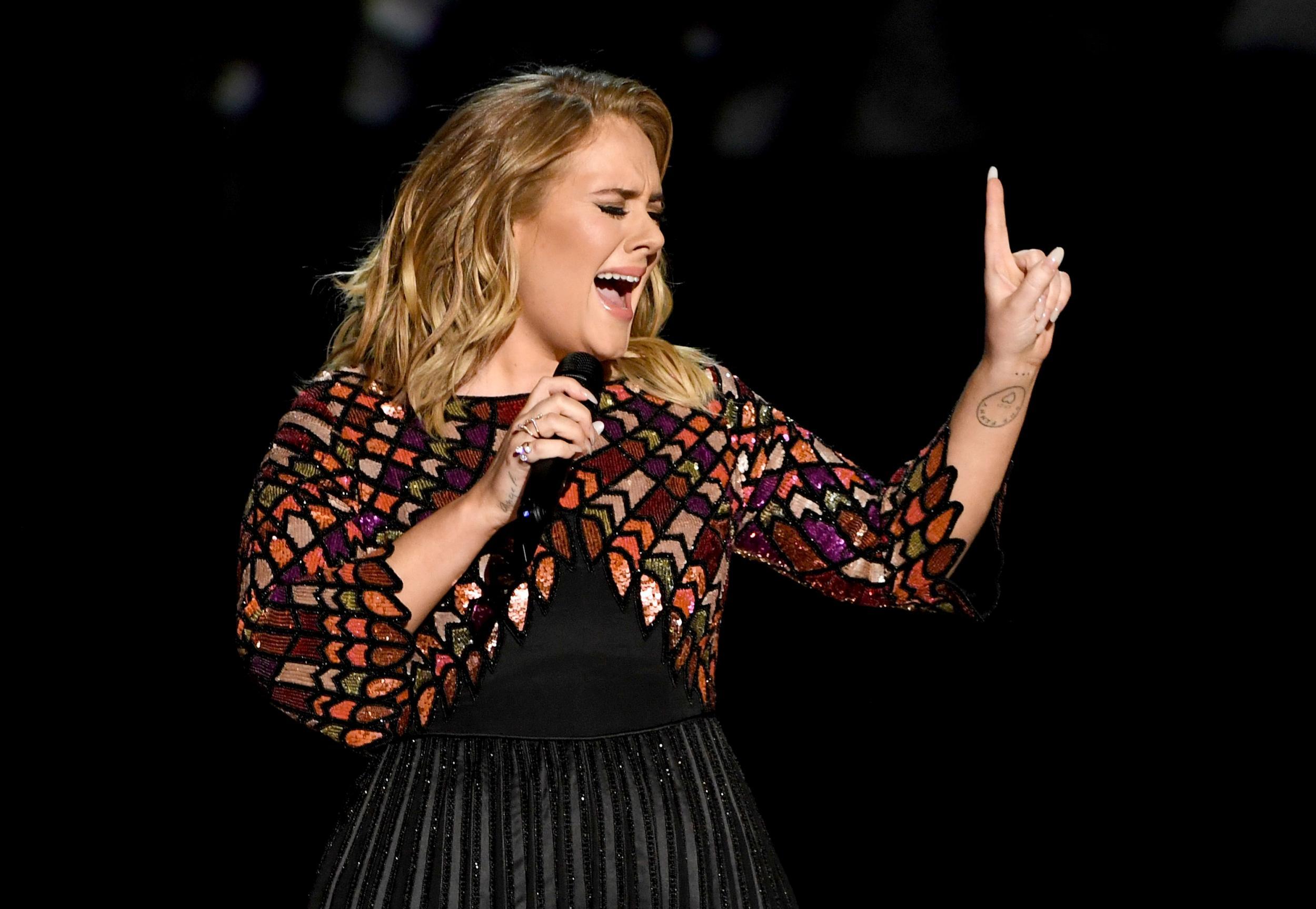 Adele scolds security guard after catching him telling fans to sit down at Melbourne gig - The Independent