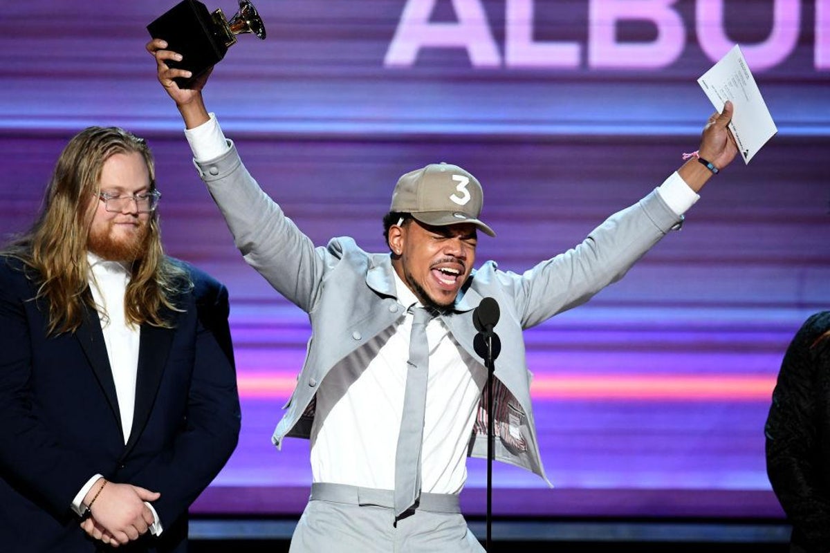 Chance the Rapper beats Drake and Kanye West for Best Rap Album at the ...