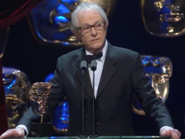 I, Daniel Blake director Ken Loach at the BAFTAs 2017