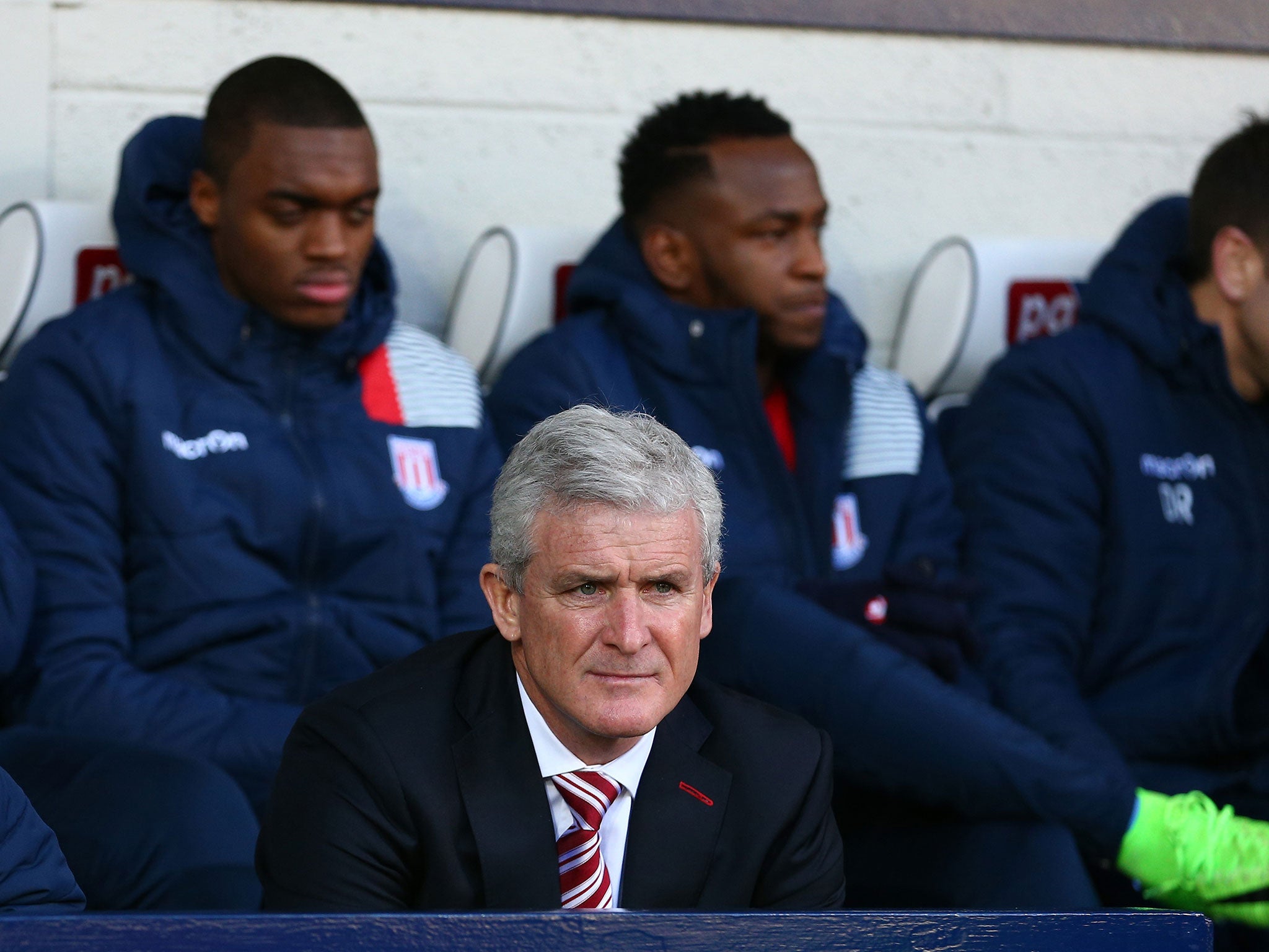 Mark Hughes has been locked in a war of words with Tony Pulis