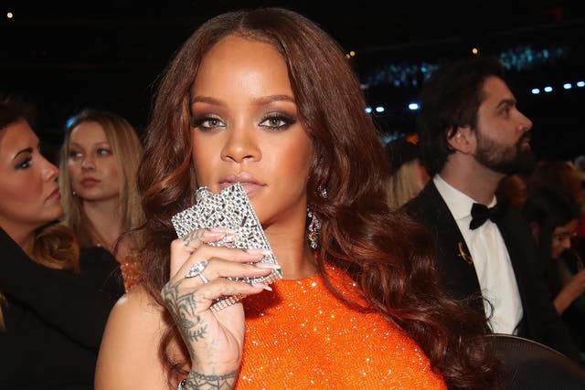 Rihanna at the 2017 Grammy Awards