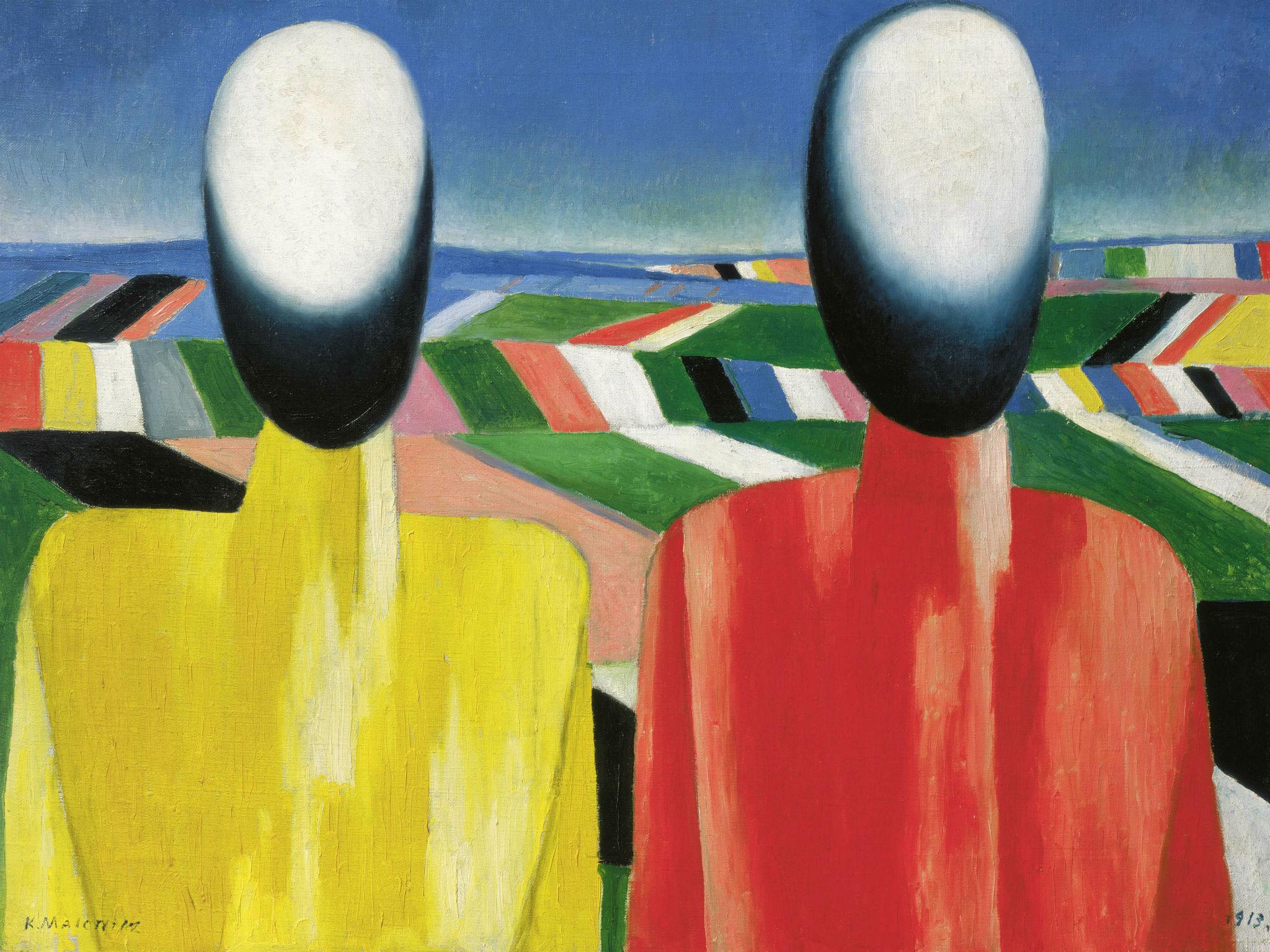 Kazmir Malevich, ‘Peasants’, c.1930 (State Russian Museum, St Petersburg)