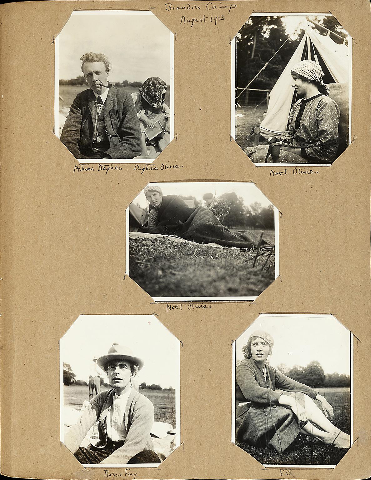 A page from Bell's photo album (Tate Images)