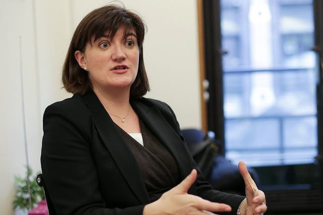 Nicky Morgan is the chair on the Treasury Select Committee