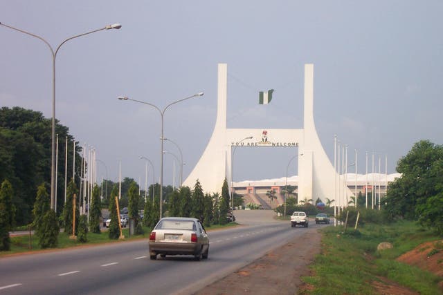 The Abuja City Gate welcomes visitors to the capital, but the airport will be out of action for six weeks