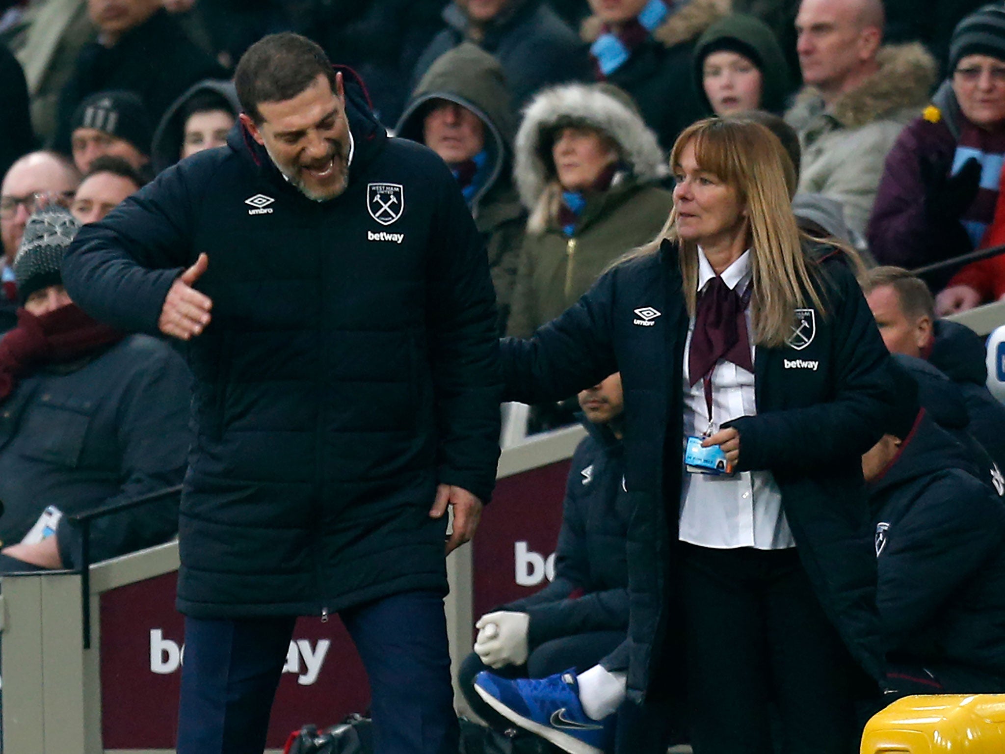 Bilic was dismissed from the touchline for his behaviour