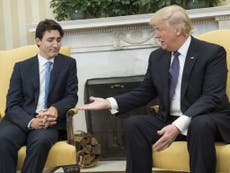 Trump and Trudeau on best behaviour despite political chasm 