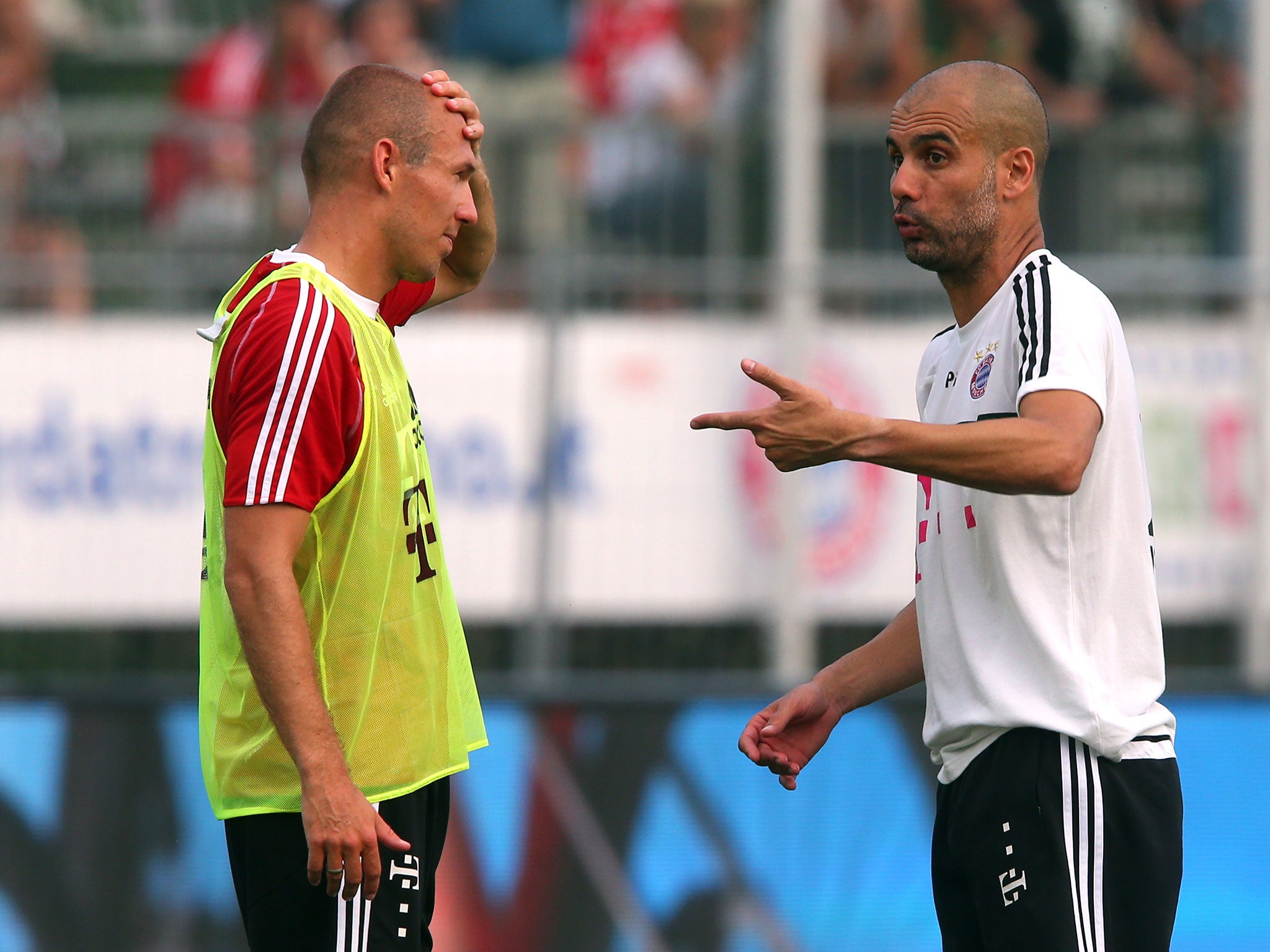 Robben had high praise for former manager Pep Guardiola
