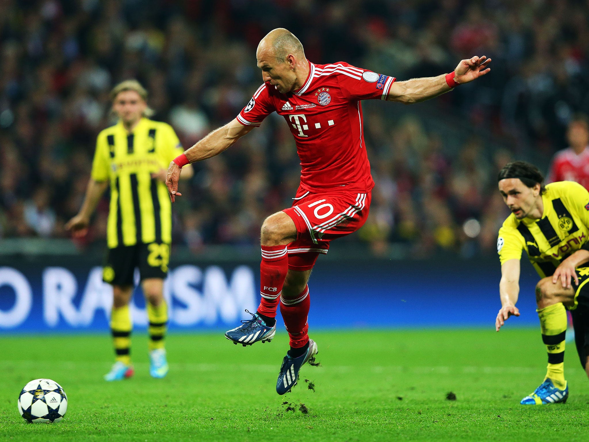 Robben's goal secured Bayern Munich victory over Borussia Dortmund in the 2013 final