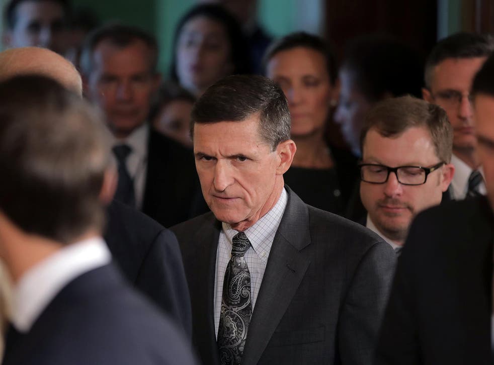 Michael Flynn says discussion with Russian official were intended to help 'smooth transition'
