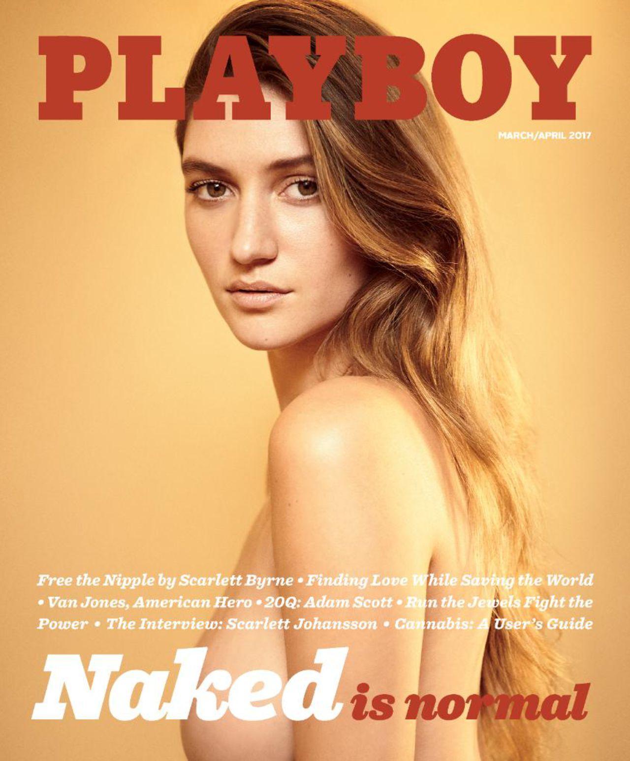 Playboy's March 2017 cover