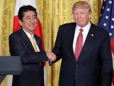 Japanese PM says Trump encouraged him to improve relations with Russia