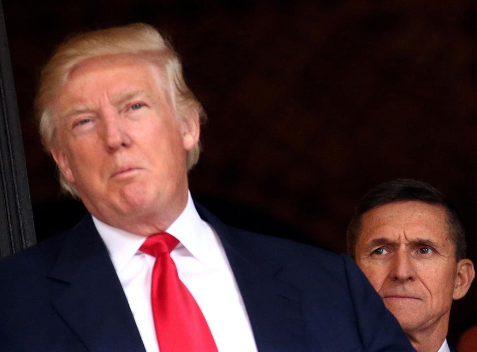Michael Flynn resigned after revelations he had discussed US sanctions on Russia with the Russian ambassador to the US before Mr Trump took office