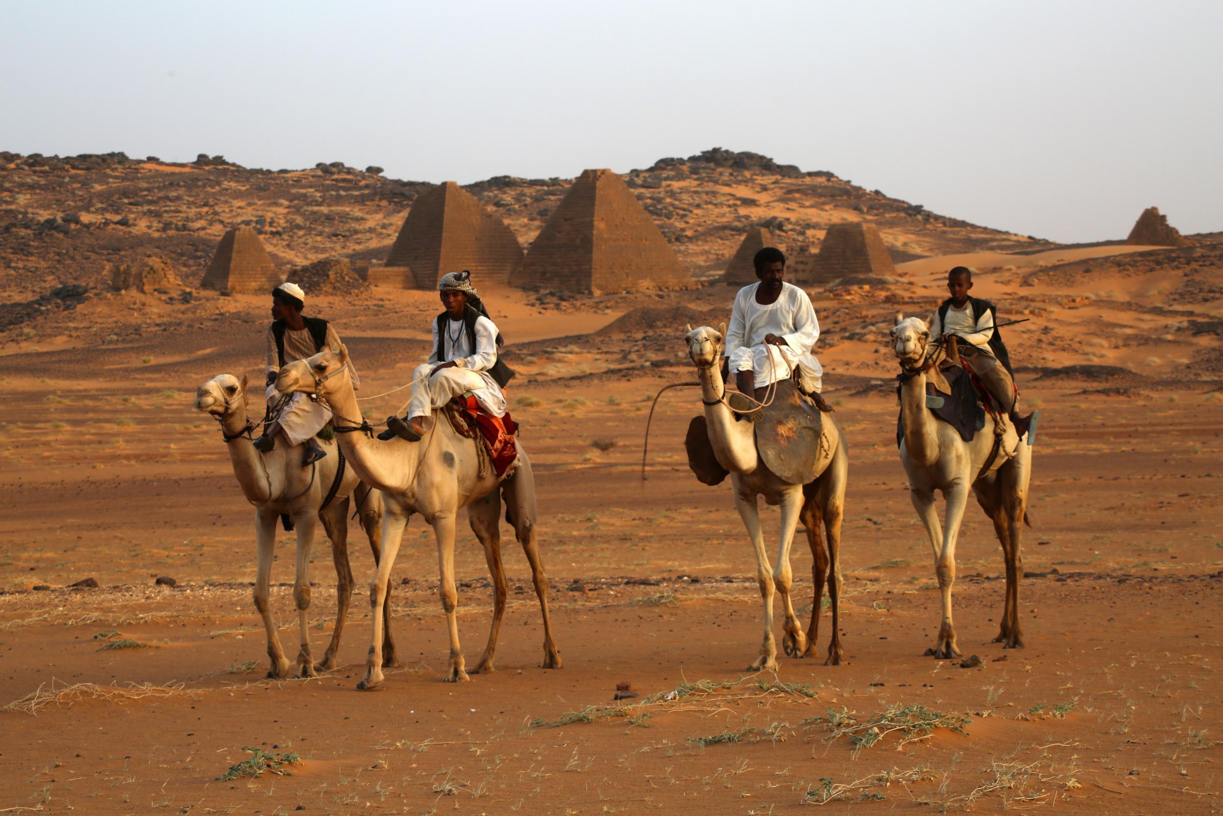 Sudan has hundreds of pyramids scattered across its deserts