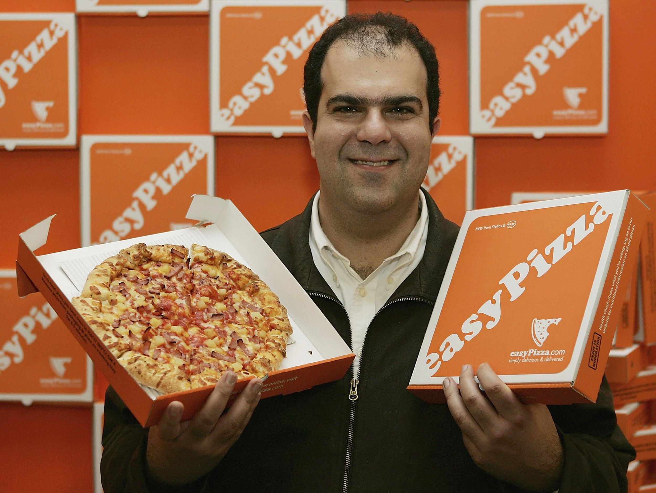 Entrepreneur Stelios Haji-Ioannou launched easyPizza in Milton Keynes in 2004